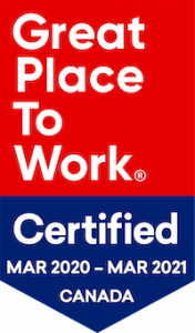 Great Place to Work Logo for March 2020 to March 2021