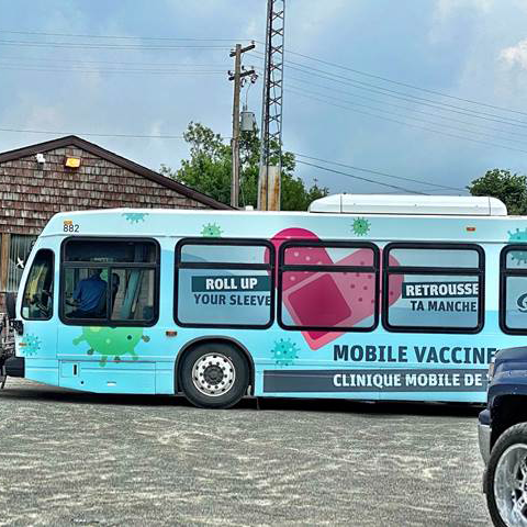EACOM's mobile vaccine clinic